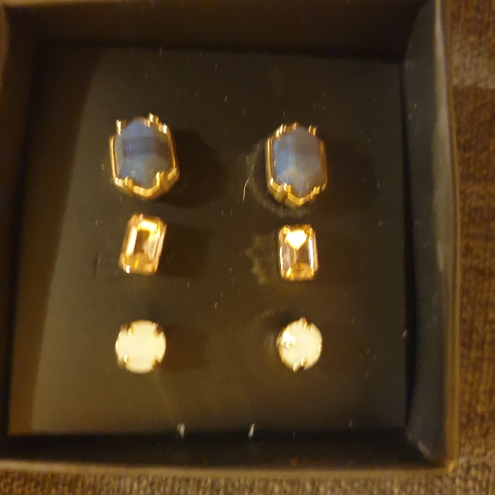 Modern Stud Earring Trio